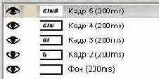Анимация в GIMP