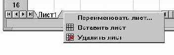 Электронные таблицы